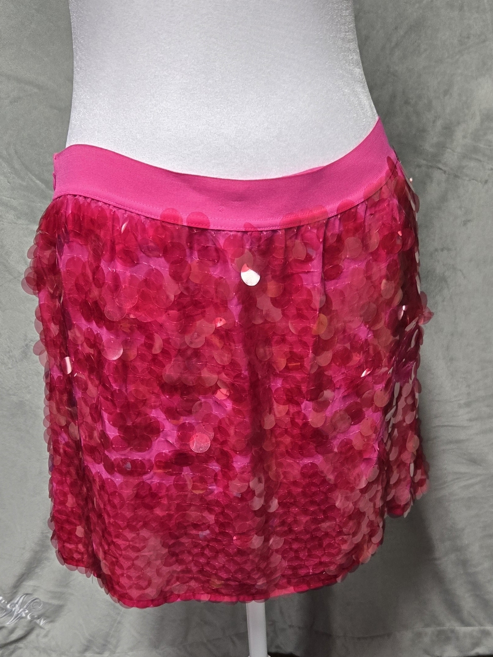 Aeropostale Hot Pink Sequin Mini Skirt